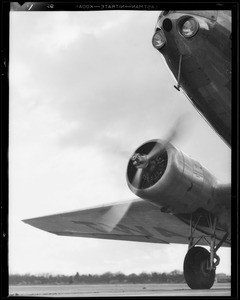 Airplane motor shots, Southern California, 1935