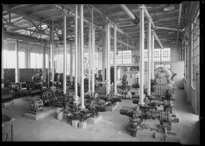 Electrical motors at Goodrich plant, Southern California, 1928