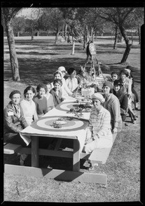 Archery contest, Griffith Park, Los Angeles, CA, 1931