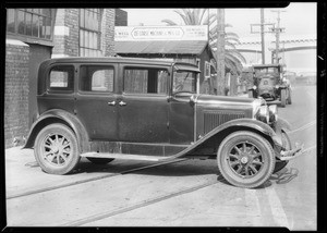 1929 Nash sedan, Kittle Co., 648 Santa Fe, Mr. R.H. Raussou, Southern California, 1934