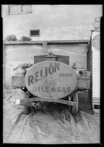 Ford truck, E.J. Lloyd, owner, Studebaker, Ellen, owner, Southern California, 1932