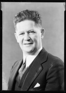 Portrait of Roy L. Wilson, Southern California, 1932