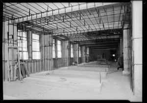 Hospital cement finish, Los Angeles, CA, 1931