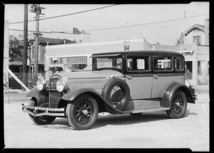 Hudson sedan 1929, Southern California, 1932