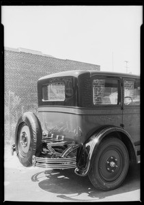 Nash car & Standard trunk rack, Southern California, 1926