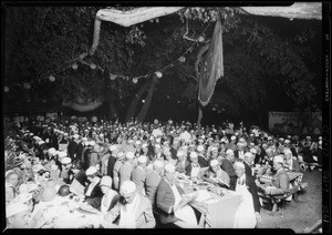 Atwater Kent's banquet & Music Dealers Association at Uplifters Club, Southern California, 1928