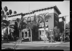 Holton Arms apartments, Southern California, 1931