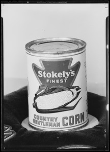 Stokely's corn, pillow and medals, Safeway, Southern California, 1933