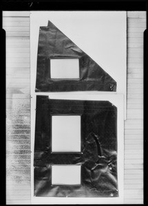 Side curtains, National Automobile Top Co., Southern California, 1930