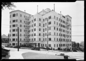 Exterior of Taggart apartments, 2430 Ocean View Avenue, Los Angeles, CA, 1932