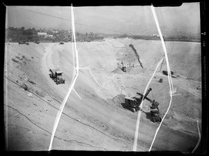 Debris basin at La Crescenta-Montrose, CA, 1935