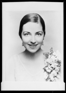 "Helene Hill" portraits, Southern California, 1933