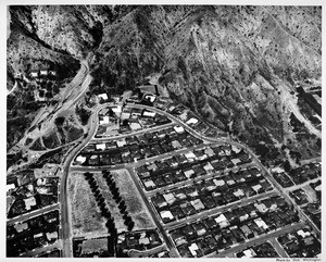 Aerial view of Sierra Madre