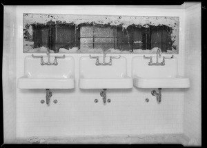 County Hospital, plumbing installation, Howe Bros., Los Angeles, CA, 1932