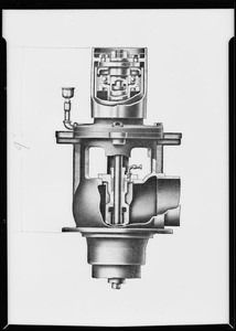 Cut away half tone, Pomona Pump, Southern California, 1931