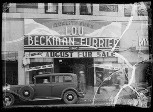 Exterior, Lou Beckman Furrier, Southern California, 1935