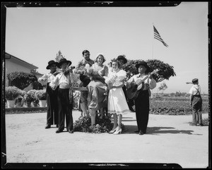 Opening Ceremonies "Flowerland", Paul J. Howard's Flowerland Nursery, Los Angeles, CA, 1940