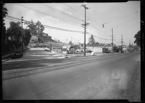 Gas station, West 2nd Street and Emerald Street, Los Angeles, CA, 1931