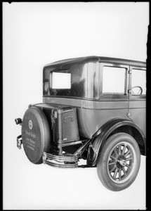 Falcon Knight trunk rack, Southern California, 1927