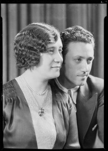 Henry and mother, Southern California, 1931