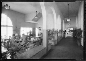 Beach club, Southern California, 1933