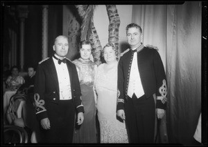 Navy ball, Los Angeles, CA, 1934