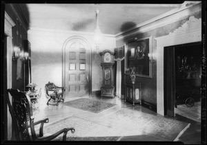 Interiors at 454 South Windsor Boulevard, Los Angeles, CA, 1927