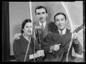 Trio at K.F.A.C., Southern California, 1935