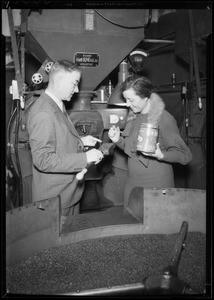 Home economics authorities at Ben-Hur plant, Southern California, 1935