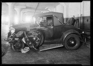 Cars, Union Auto Insurance, Southern California, 1931