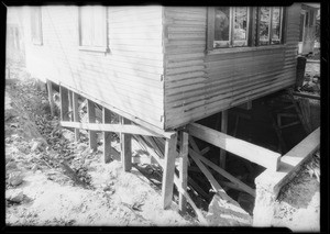 Damage by flood, 2262 North Beverly Glen Boulevard, Los Angeles, CA, 1934