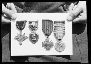 World War hero, Southern California, 1932