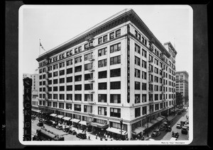 Exterior of building, Broadway Department Store, Los Angeles, CA, 1935