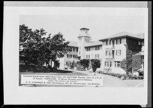 Columbia Gorge Hotel, Hood River, OR, 1931