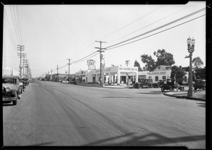 Station at 5582 Melrose Avenue, Rio Grande Oil Co., Los Angeles, CA, 1929