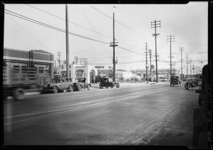 Gas station on South Avalon Boulevard near East Slauson Avenue, Los Angeles, CA, 1928