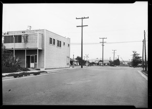 Intersection of Orange Street & South Palm Avenue, Alhambra, CA, 1929