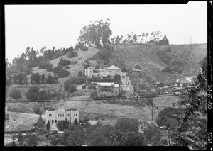 Long shot across canyon, Southern California, 1926