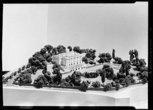 Model of residence, Southern California, 1933