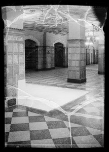 Basement in Arcade building, Southern California, 1935