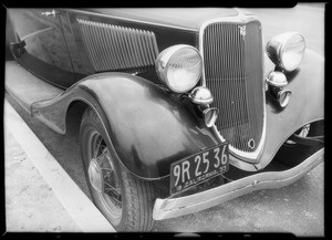 Intersection of Halldale Avenue and West Exposition Boulevard, Los Angeles, CA, 1934