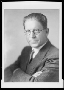 Portrait of Mr. Nordstrom, Southern California, 1932