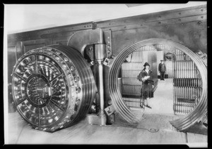 Pacific Southwest Bank vaults, Southern California, 1927