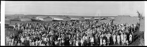 Group of people at field, Southern California