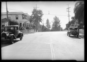 Intersection of South Lake Street and Ocean View Avenue, Los Angeles, CA, 1933