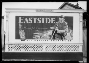 Billboards, Pacific Outdoor Advertising, Southern California, 1935