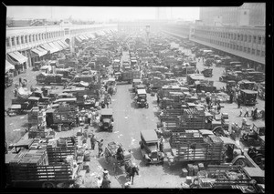 Terminal Market at South Central Avenue and 7th Street, Los Angeles, CA, 1926