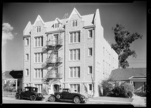 Warrington apartments, Southern California, 1928