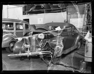 E. Kent's car, 1127 South Olive Street, Los Angeles, CA, 1940