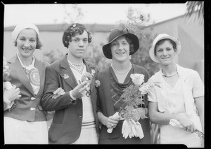 1932 Olympic Gold Medal Winners, California Breakfast Club, Los Angeles, CA, Aug. 8, 1932